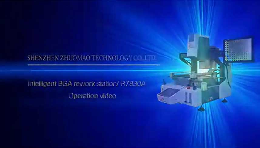 ZM R7830A akıllı optik BGA Rework istasyonu öğretici